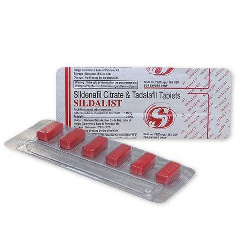 Sildalist 6 tabl, Sildenafil &amp; Vardenafil